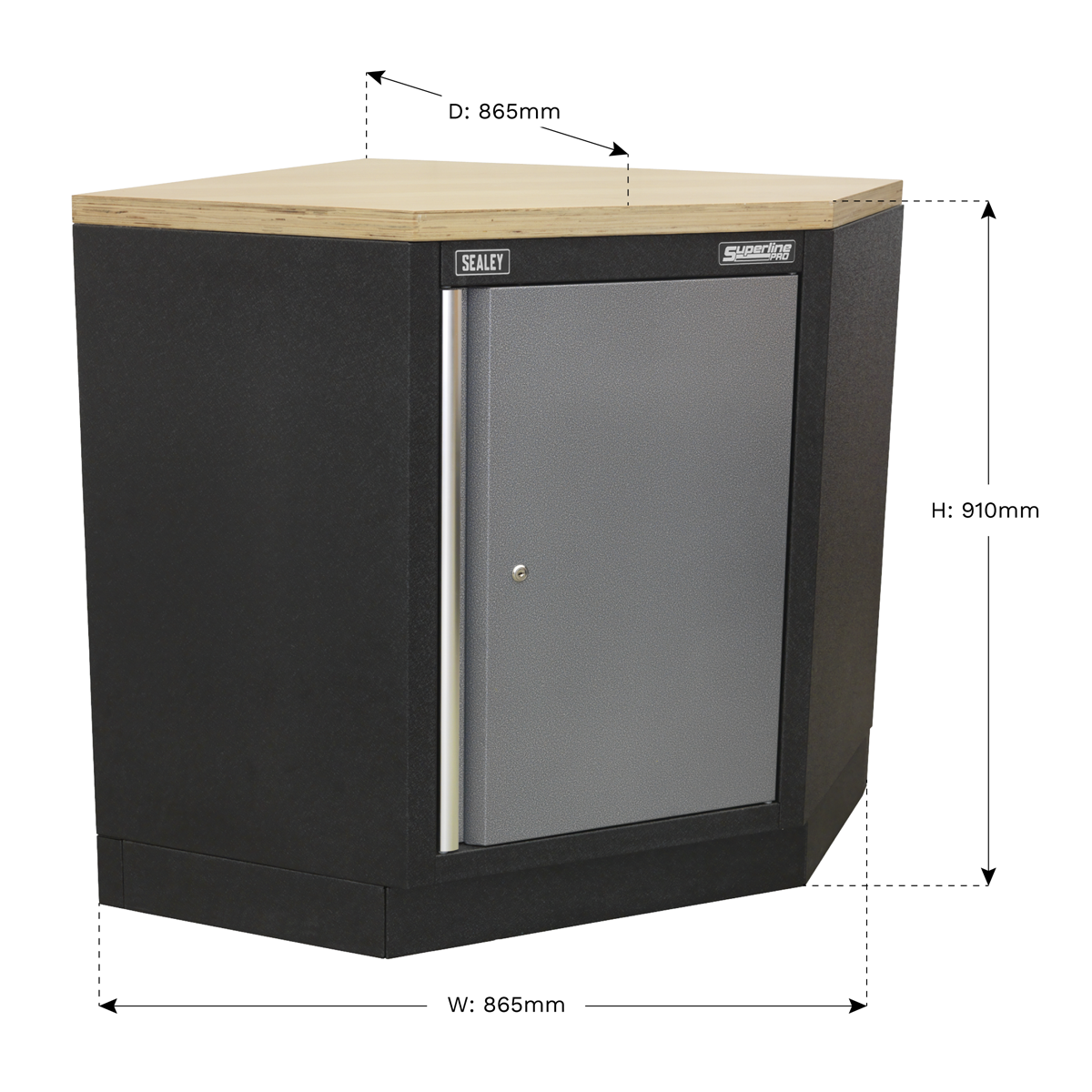 Modular Corner Floor Cabinet 865mm APMS60