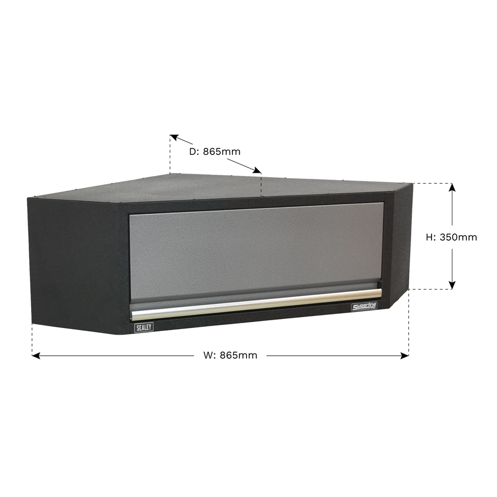 Modular Corner Wall Cabinet 865mm APMS61