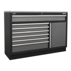 Modular Floor Cabinet 7 Drawer 1360mm APMS64