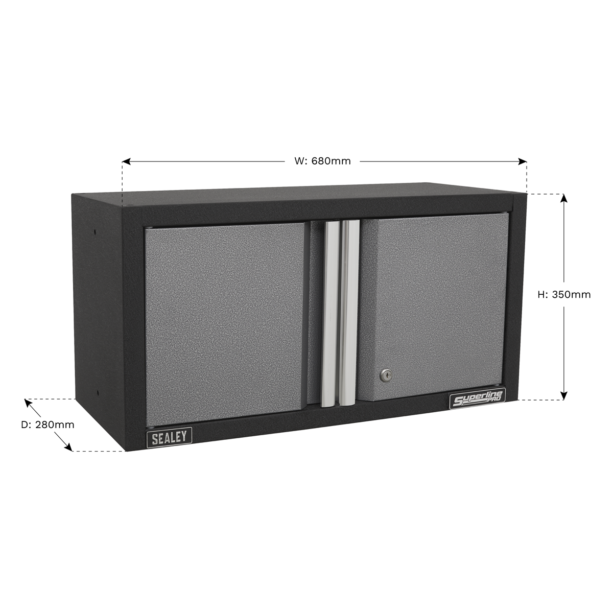Modular Wall Cabinet 2 Door 680mm APMS65