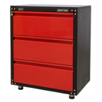 Modular Cabinet with Worktop 3 Drawer 665mm APMS82