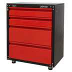 Modular Cabinet with Worktop 4 Drawer 665mm APMS84