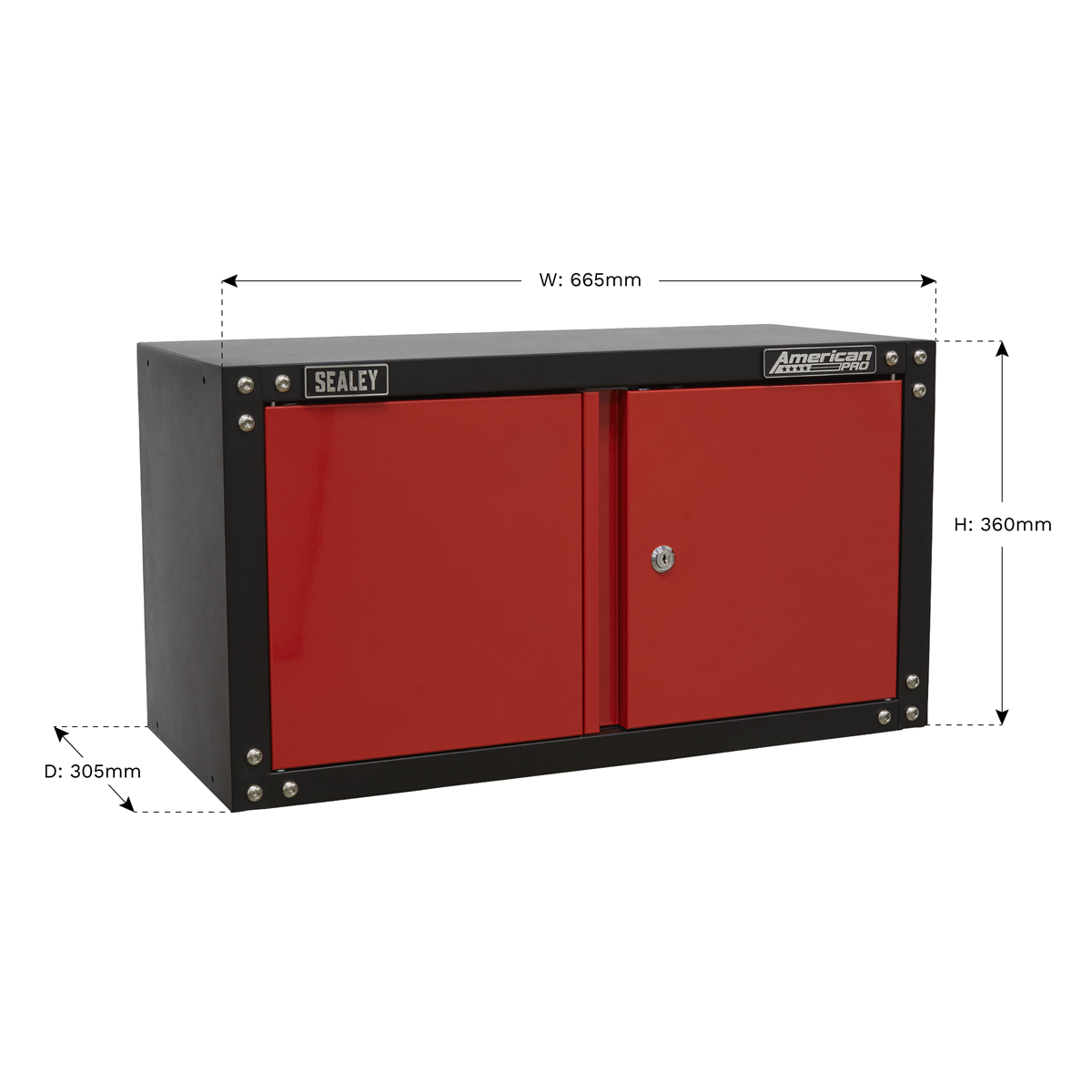 Modular Wall Cabinet 2 Door 665mm APMS85