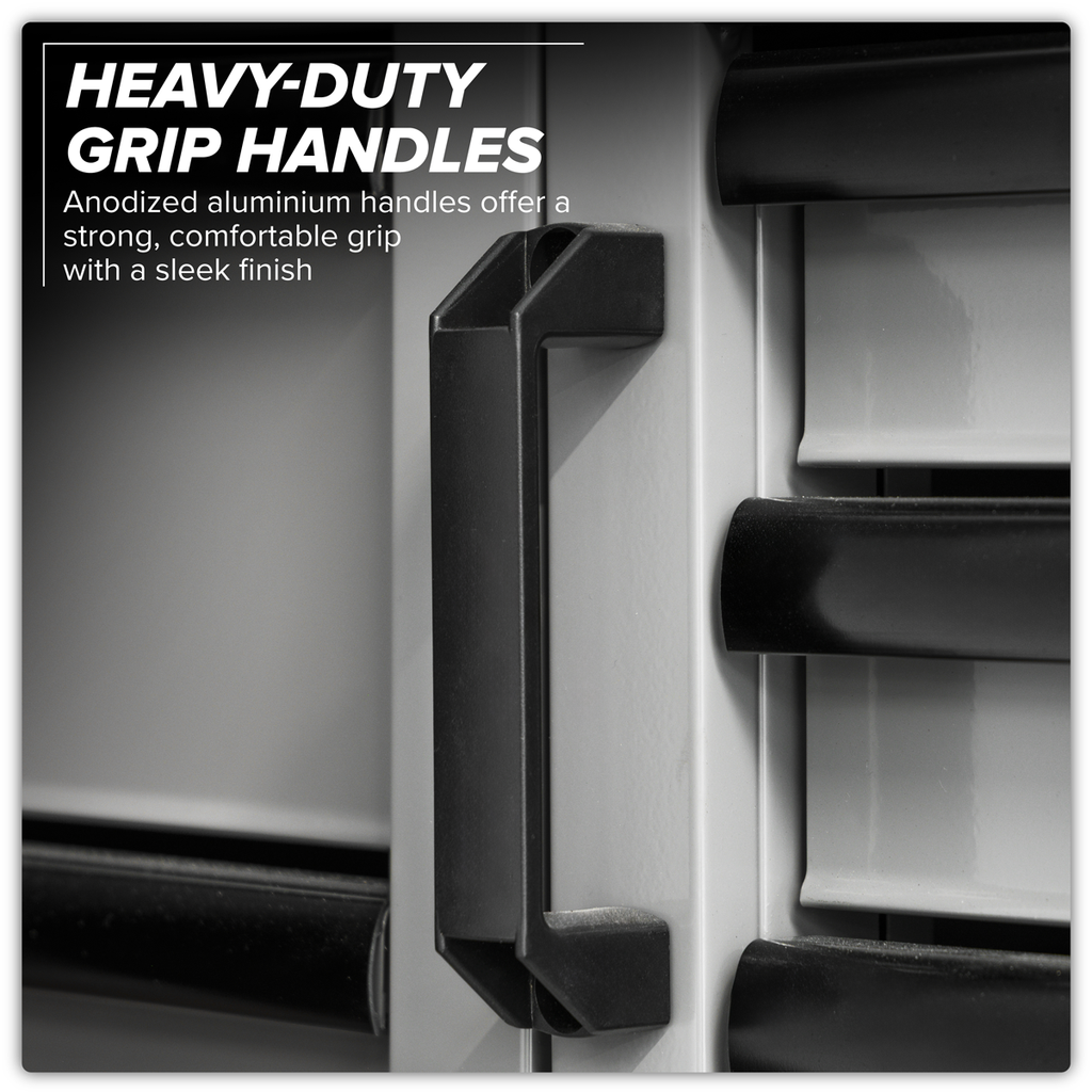 Storage System with Stainless Worktop 3.24m APMSBESTACK01SS