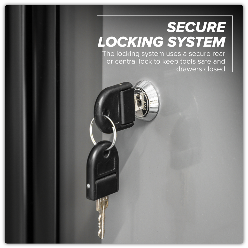 Storage System with Rubber Wood Worktop 2.64m APMSBESTACK02W