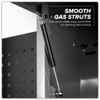 Storage System with Stainless Worktop 2.04m APMSBESTACK03SS