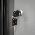 Storage System with Rubber Wood Worktop 2.04m APMSBESTACK03W