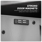 Storage System with Stainless Worktop 2.04m APMSBESTACK04SS