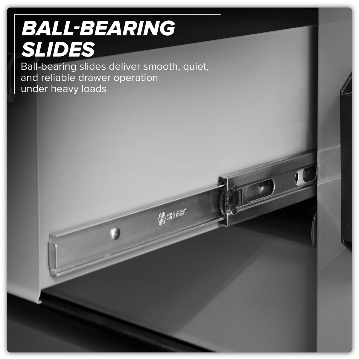 Storage System with Rubber Wood Worktop 2.04m APMSBESTACK04WW