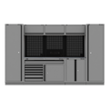 Storage System with Stainless Steel Worktop 3.24m APMSBESTACK05SS