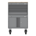 Storage System with Rubber Wood Worktop 678mm APMSCCOMBO7