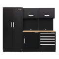 Storage System with Hardwood Worktop 2.48m APMSCOMBO1W