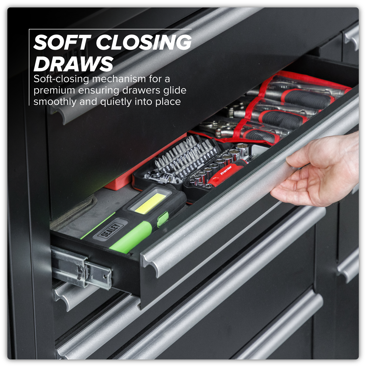 Storage System with Hardwood Worktop 2.48m APMSCOMBO1W