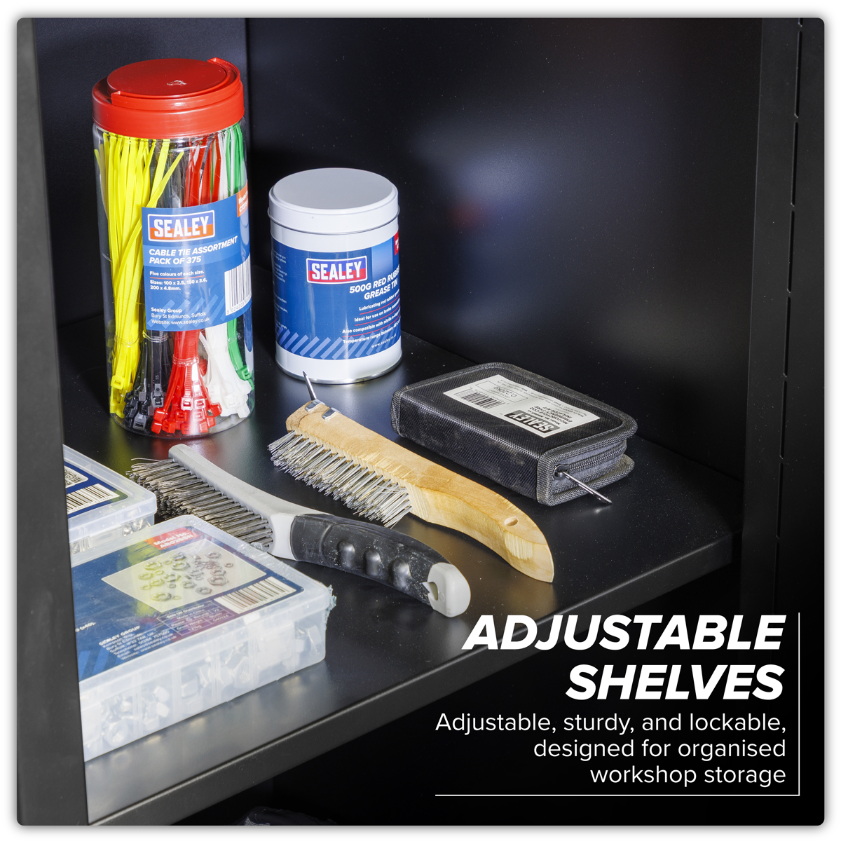 Storage System with Hardwood Worktop 2.33m APMSCOMBO4W