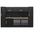 Storage System with Hardwood Worktop 3.55m APMSCOMBO7W