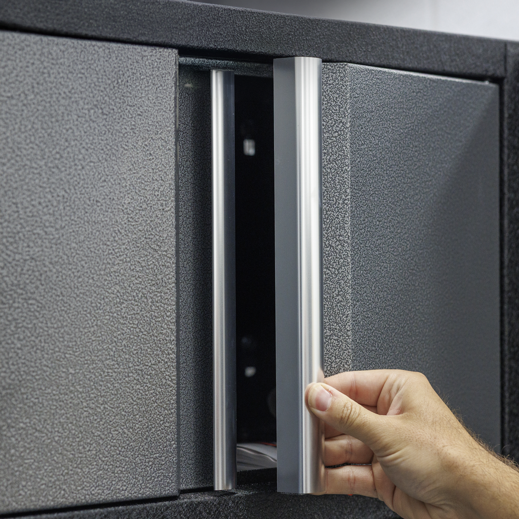 Storage System with Stainless Worktop 4.92m APMSSTACK01SS