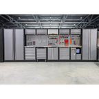 Storage System with Wood Worktop 4.92m APMSSTACK01W