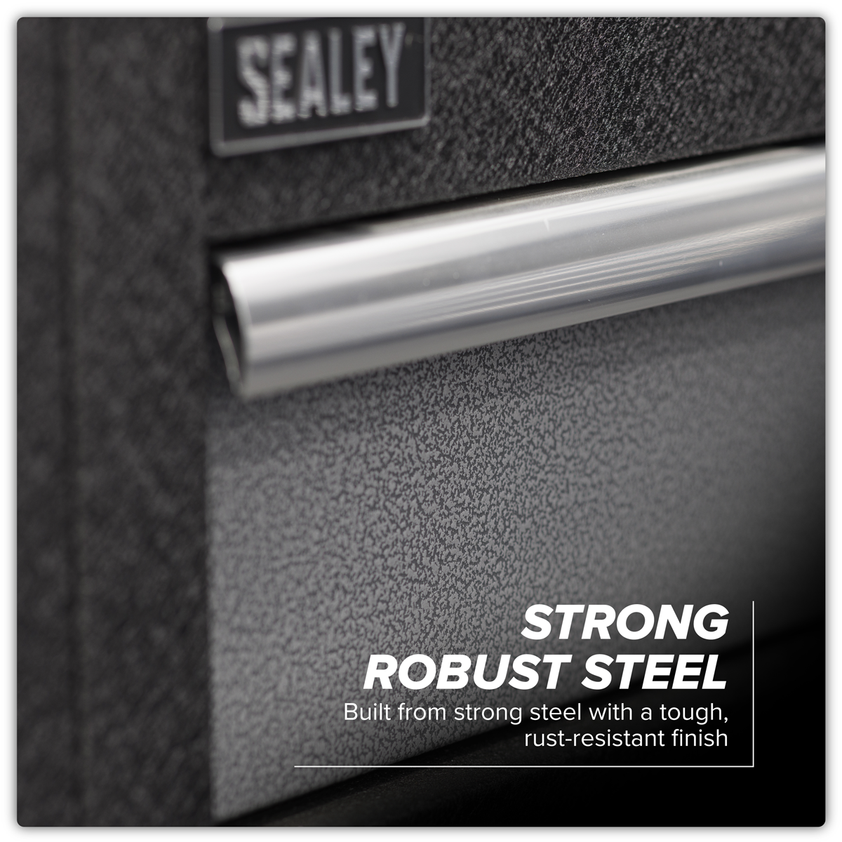 Storage System with Stainless Steel Worktop 1.96m APMSSTACK09SS