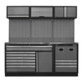 Modular Storage System Combo with Stainless Steel Worktop APMSSTACK14SS