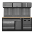 Modular Storage System Combo with Pressed Wood Worktop APMSSTACK14W