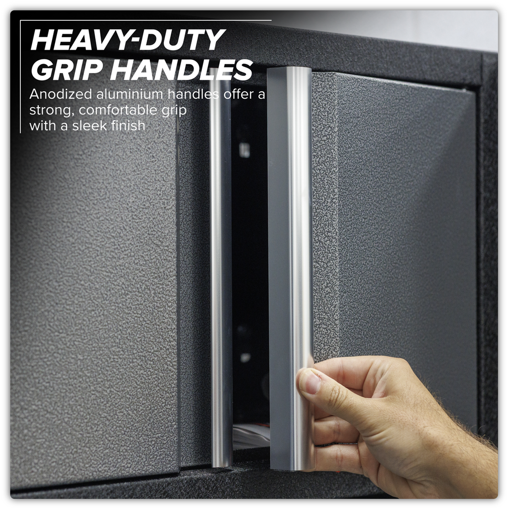 Storage System with Stainless Worktop 4.92m APMSSTACK15SS