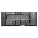 Storage System with Pressed Wood Worktop 4.92m APMSSTACK15W