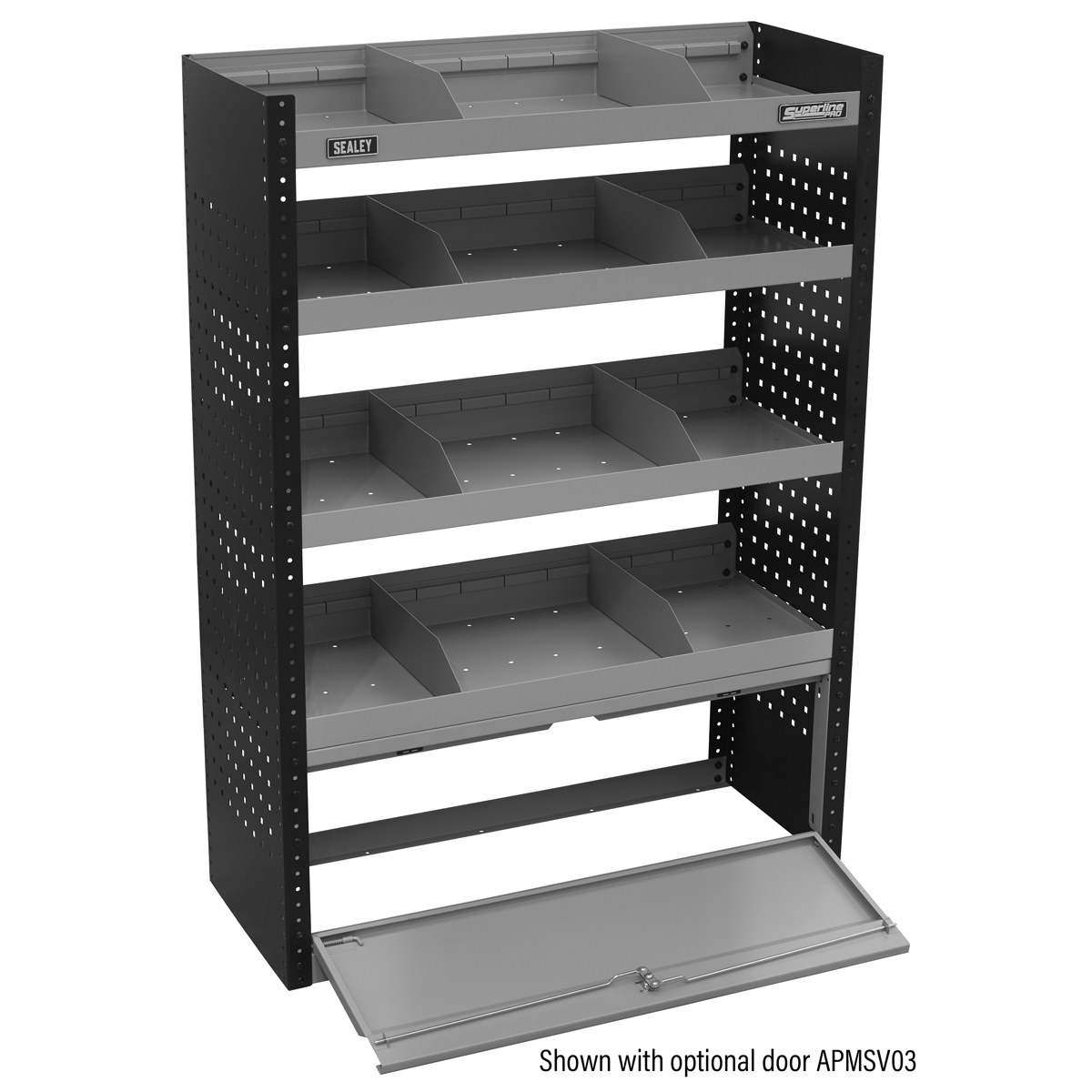 Modular Flat Shelf Van Storage Unit 925mm APMSV01