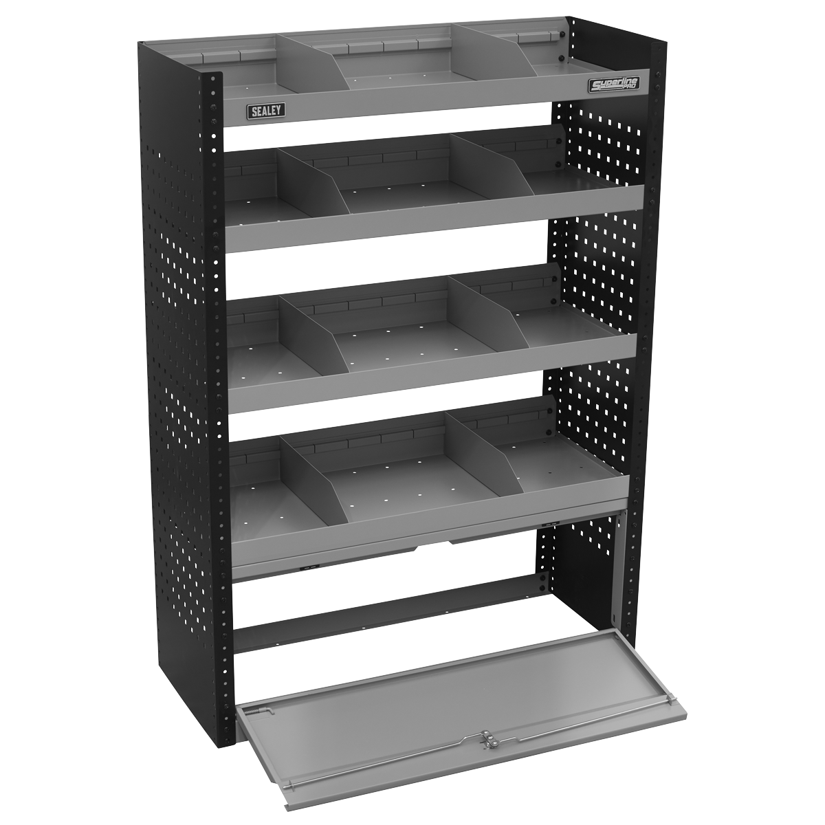 Modular Flat Shelf Van Storage System APMSVCOMBO1