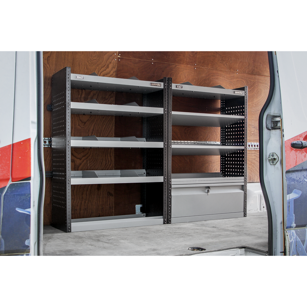 Modular Slanted Shelf Van Storage Unit 925mm APMSV02