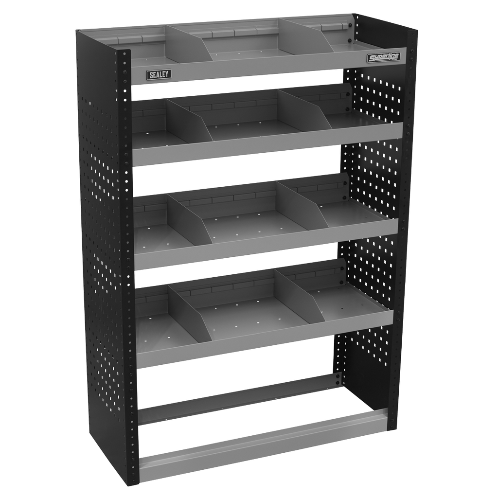 Modular Flat Shelf Van Storage System APMSVCOMBO1