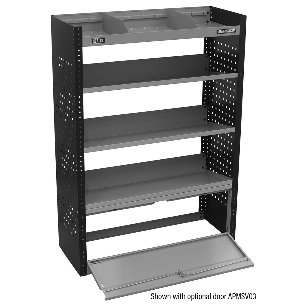 Modular Slanted Shelf Van Storage Unit 925mm APMSV02