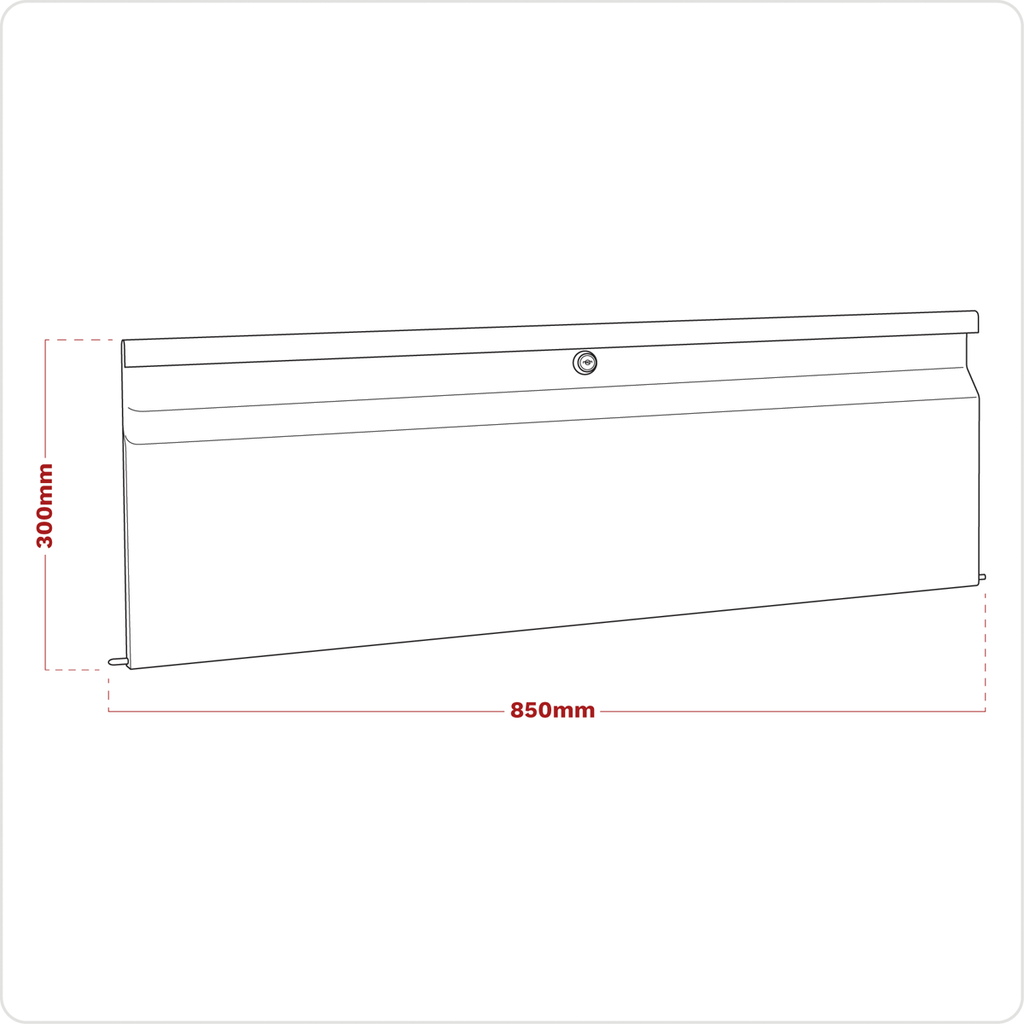 Modular Lockable Storage Door 845mm APMSV03
