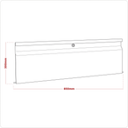 Modular Lockable Storage Door 845mm APMSV03