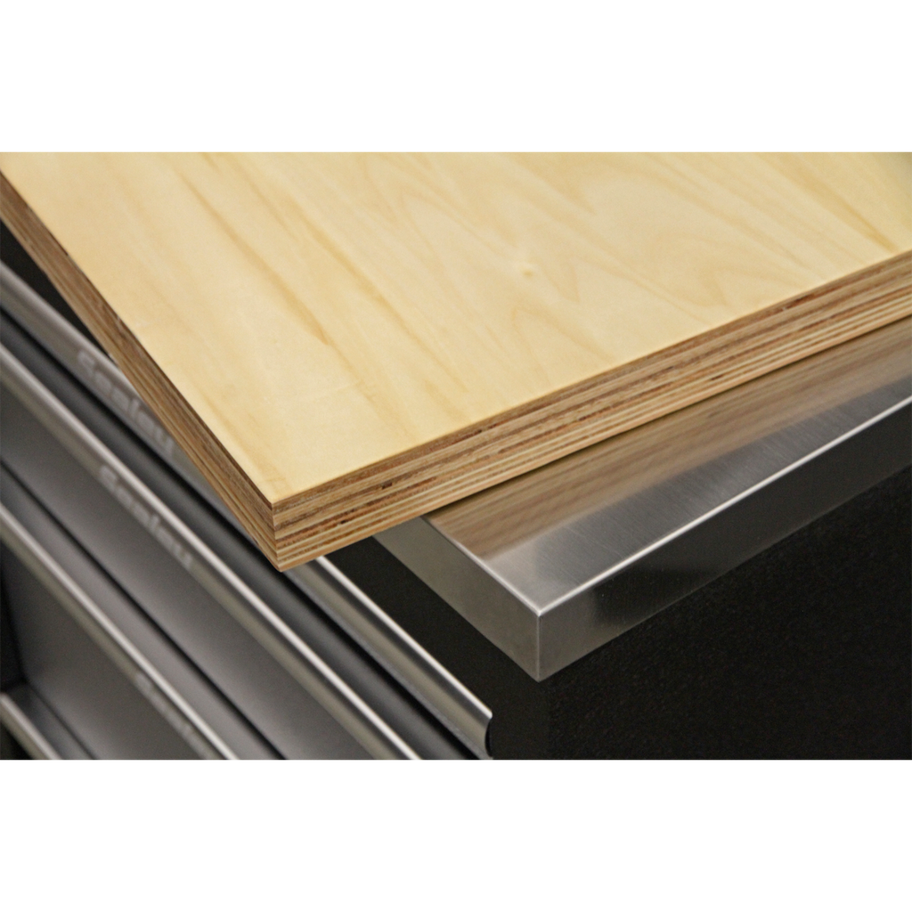 Stainless Steel Corner Worktop 930mm APMS19