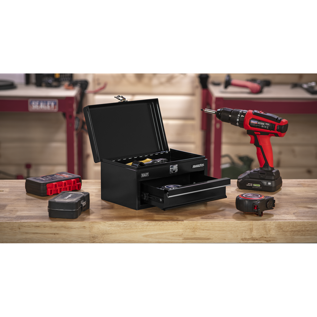 Mini Toolbox with Drawer - Black APMTB2