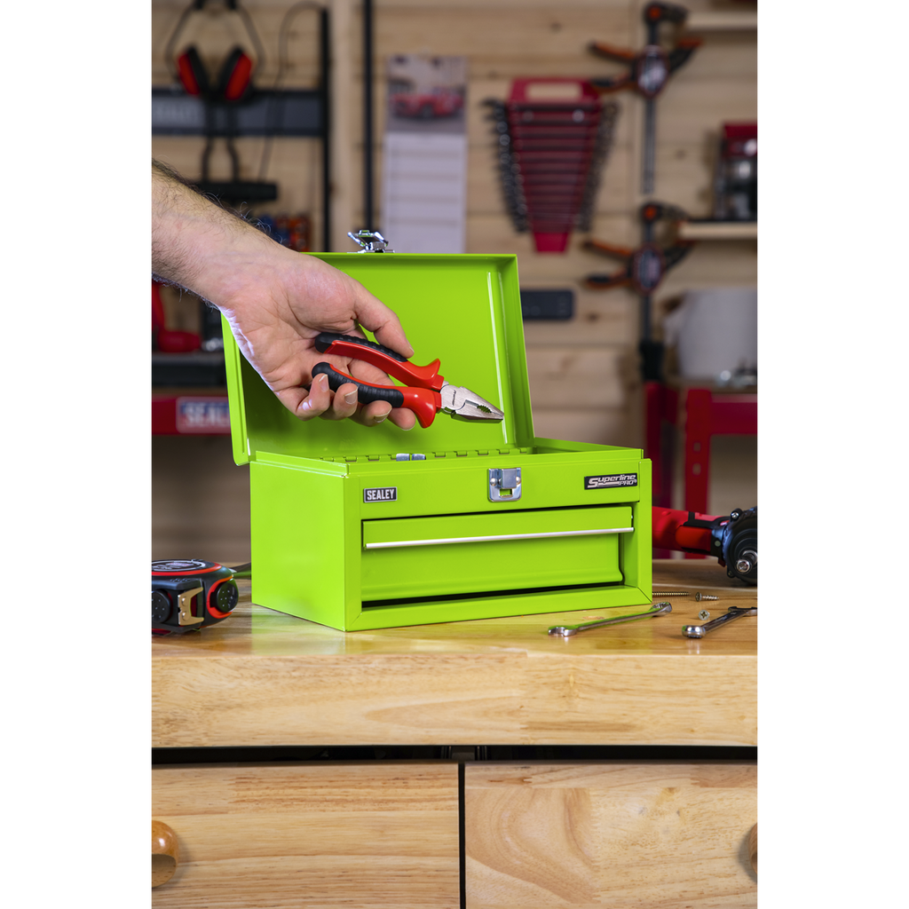 Mini Toolbox with Drawer - Green APMTB3