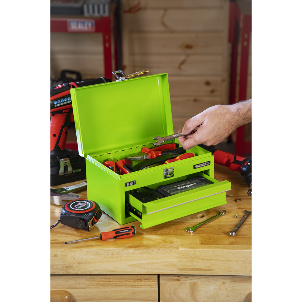 Mini Toolbox with Drawer - Green APMTB3