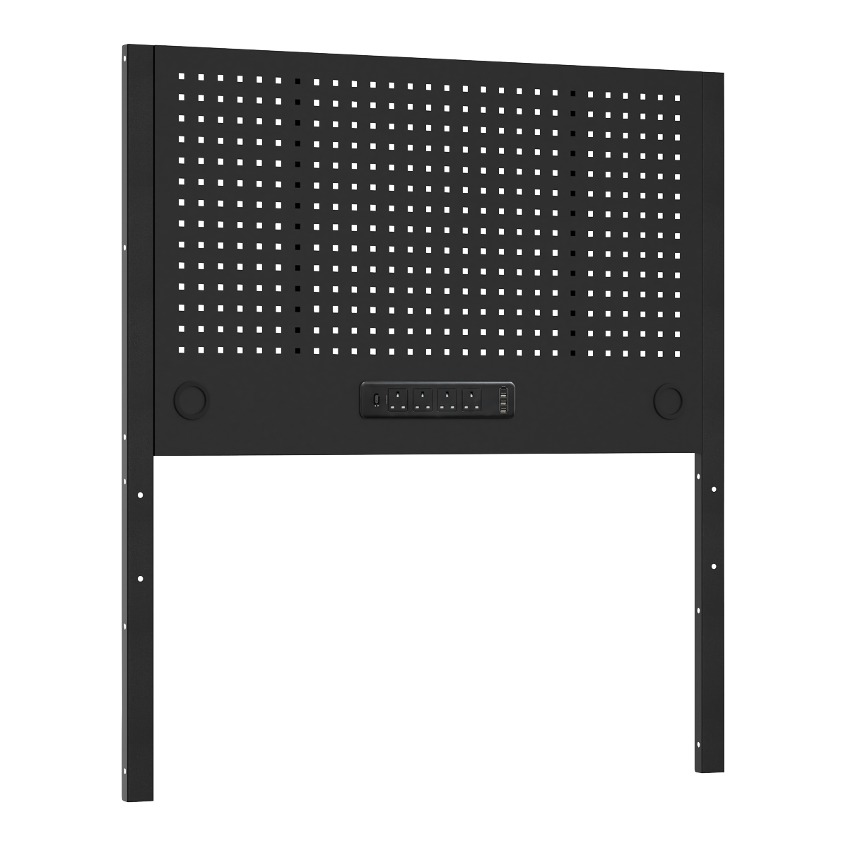 Modular Pegboard Back Panel with Power Bar 1240mm APMWB50PB