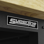 Modular Workbench with Wooden Worktop & Adjustable Height 1265mm APMWB50W