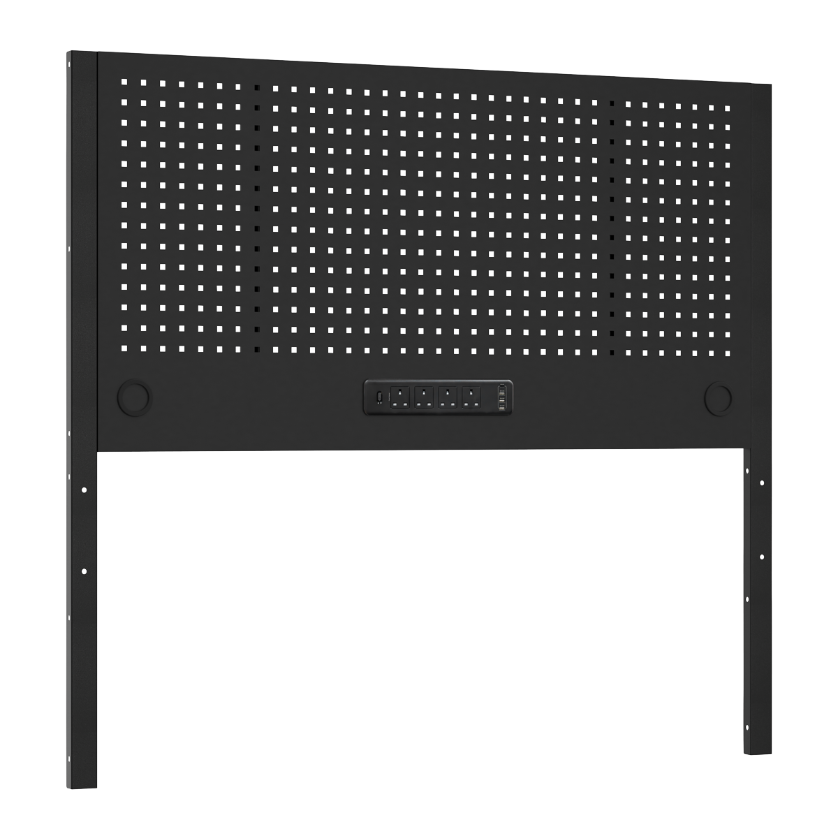 Modular Pegboard Back Panel with Power Bar 1500mm APMWB60PB