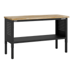 Modular Workbench with Pegboard Back Panel Wooden Worktop Adjustable Height 1525mm APMWB60COMBOW