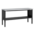 Modular Workbench with Stainless Steel Worktop Adjustable Height 1830mm APMWB72SS