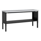 Modular Workbench with 4 Drawers & Cupboard Stainless Steel Worktop Adjustable Height 1830mm APMWB72COMBO1SS
