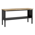 Modular Adjustable-Height Workbench with 5 Drawers & Wooden Worktop 1830mm APMWB72COMBO3W