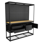Heavy-Duty Modular Workbench & Racking Kit - 300kg Capacity Per Level APMWBCOMBO1