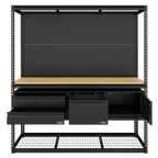 Heavy-Duty Modular Workbench & Racking Kit - 300kg Capacity Per Level APMWBCOMBO1