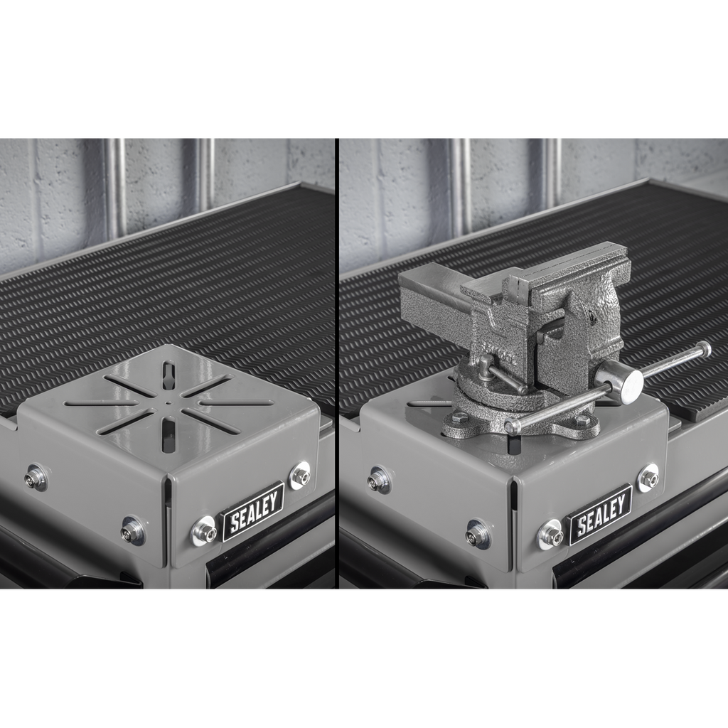 Rollcab 6 Drawer with SG Swivel Base 100mm Vice APMWS2COMBO