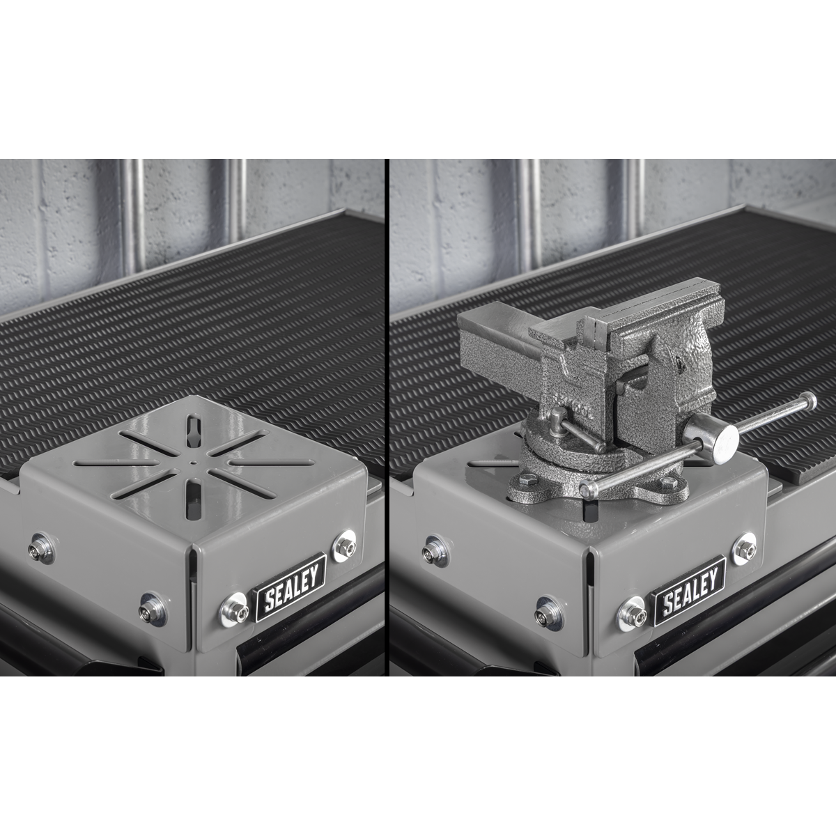 Rollcab 6 Drawer with SG Swivel Base 100mm Vice APMWS2COMBO