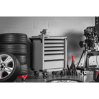Rollcab 6 Drawer with SG Swivel Base 100mm Vice APMWS2COMBO