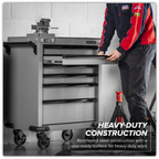 Rollcab 6 Drawer with SG Swivel Base 100mm Vice APMWS2COMBO